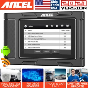 Heavy Duty Truck Scanner HD Diesel Full System Diagnostic Tool Fit For Kenworth - Imagen 1 de 12