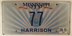 Miss BIRTHPLACE OF MUSIC Vanity GUITAR Low #77 Nummernschild 2 Digit Palindrome - Bild 1 von 12