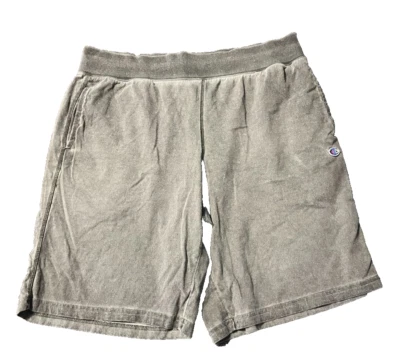 Champion Shorts Mens Large Gray Elastic Waist Activewear Outdoors Sweat - Image 1 of 4