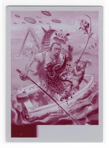 2017 TOPPS MARS ATTACKS REVENGE Magenta 1/1 Printing Plate Card Bonding Time #25 - Picture 1 of 1