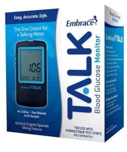 Embrace TALK Blood Glucose Meter - Picture 1 of 1