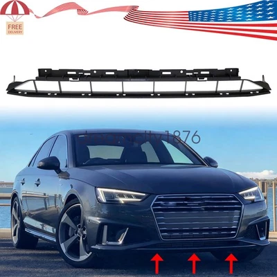 Front Lower Bumper Grille Fit For 2017-2019 Audi S4 A4 w/ S-Line 8W0807683A - Image 1 of 4