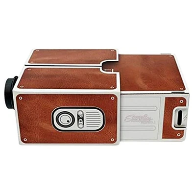 Cinema Projector,Portable Cardboard SmartPhone Projector for Family/ Party/9318 - Image 1 of 4