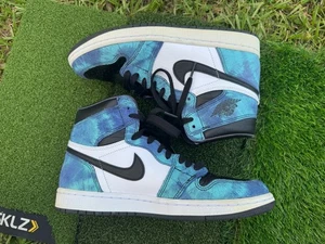 Size 9.5 - Air Jordan 1 Retro OG High Tie-Dye W - Picture 1 of 9