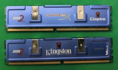 Kingston Hyper X 1GB (2x512MB) DDR2 KHX6400D2K2/1G 1.95V #R824 - Image 1 of 2