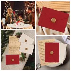 35Pcs Elegant Wedding Stationery Set Love Letter Greeting Note Seal - Picture 1 of 8