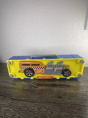 Vintage 1998 Hot Wheels Way 2 Fast 6 Car Case. 1990s Y2K. - Image 1 of 4