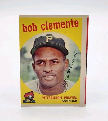 1959 Topps ROBERTO BOB CLEMENTE Baseball Card #478 - Image 1 of 2