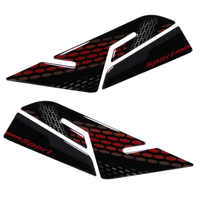 Genouillère anti-rayures côté réservoir compatible avec BMW F900XR Racingred uni - Photo 1/4