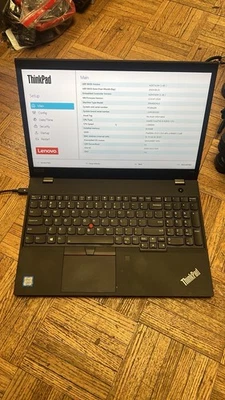 #A77 Lenovo thinkpad T590 15.5” 8265U 8th gen core i5 8GB ram no hdd   - Image 1 of 4