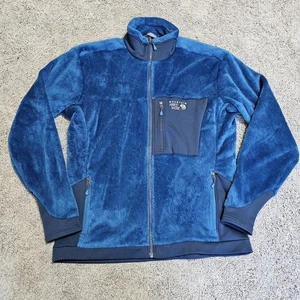 Mountain Hardwear Polartec Fleece Jacket Men’s Full Zip Blue Size XL - Picture 1 of 13