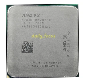 AMD FX-Series FX-8100 FX-8120 FX-8150 8M Eight-Core Socket AM3+ FX CPU Processor - Afbeelding 1 van 6