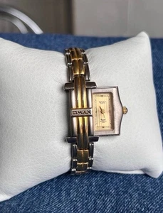 Vintage futuristische Schieber offen 2/1 Zifferblatt Japan Armband Quarzuhr Unisex Y2K - Bild 1 von 8