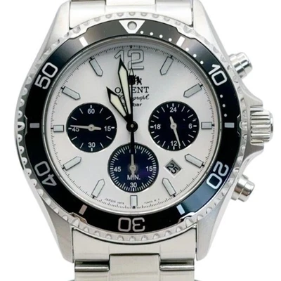 Orient RA-TX0203S10B Sport Mako Solar Powered Sapphire White Dial Men's Watch - Image 1 of 4