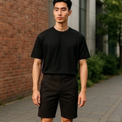 Pantalones cortos a cuadros marrón 38 EZEKIEL EE. UU. para hombre Foto 1 de 4