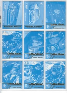 *Pase de prensa 2013 prueba de color cian paralelo #83 Martin Truex/Coche-#15/35!-1 tarjeta* - Imagen 1 de 10