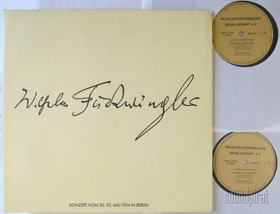 FURTWANGLER BEETHOVEN SYMPHONIES 5 & 6 LIVE 1954 FURTWANGLER SOCIETY 2LP NM - Image 1 of 4