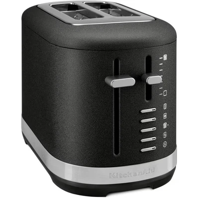 KitchenAid 2-Slot Toaster Matte Black | Little Longer Function | 7 Shade Levels - Image 1 of 2