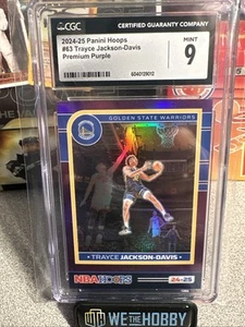 2024-25 NBA Hoops - Trayce Jackson-Davis #63 - Purple /249 CGC 9 - Picture 1 of 2