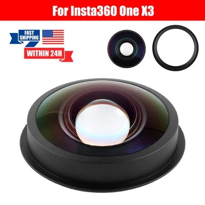 For Insta360 X3 Camera Lens Repair Part Camera Replacement Camera Lens
