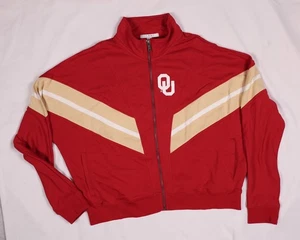 Women’s Erin Andrews University of Oklahoma OU Zip Up Sweatshirt Jacket [2XL] - Picture 1 of 5