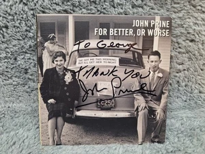 John Prine Autograph Signed For Better Or Worse Cd Personalized Auto - Picture 1 of 6