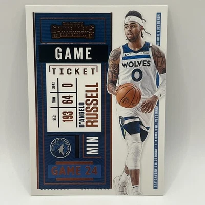Panini Contenders Bronze D'Angelo Russell 2020-21 #38 como nuevo Foto 1 de 2