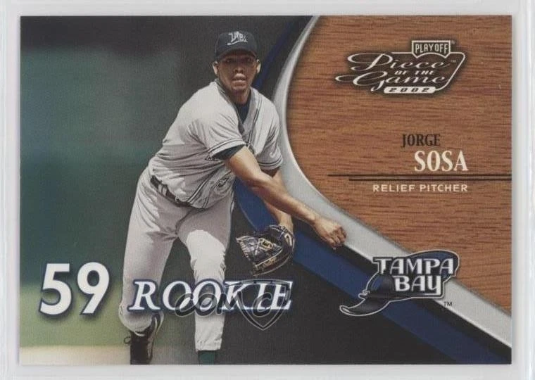 2002 Playoff Piece of the Game /500 Jorge Sosa #88 Rookie RC - Image 1 of 2