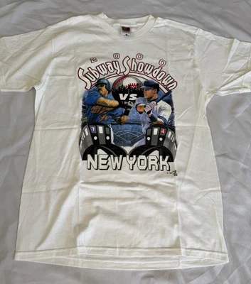 Camisa Gráfica De Colección 2000 Subway Series Showdown Yankees Mets Puntada Única L Foto 1 de 4