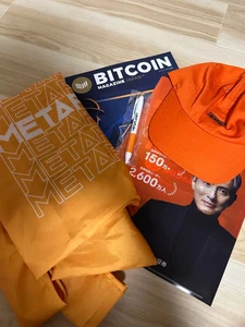 MetaPlanet Bitcoin Crypto Cap Tote Pen Japan Exclusive Shareholder Gift - Picture 1 of 1