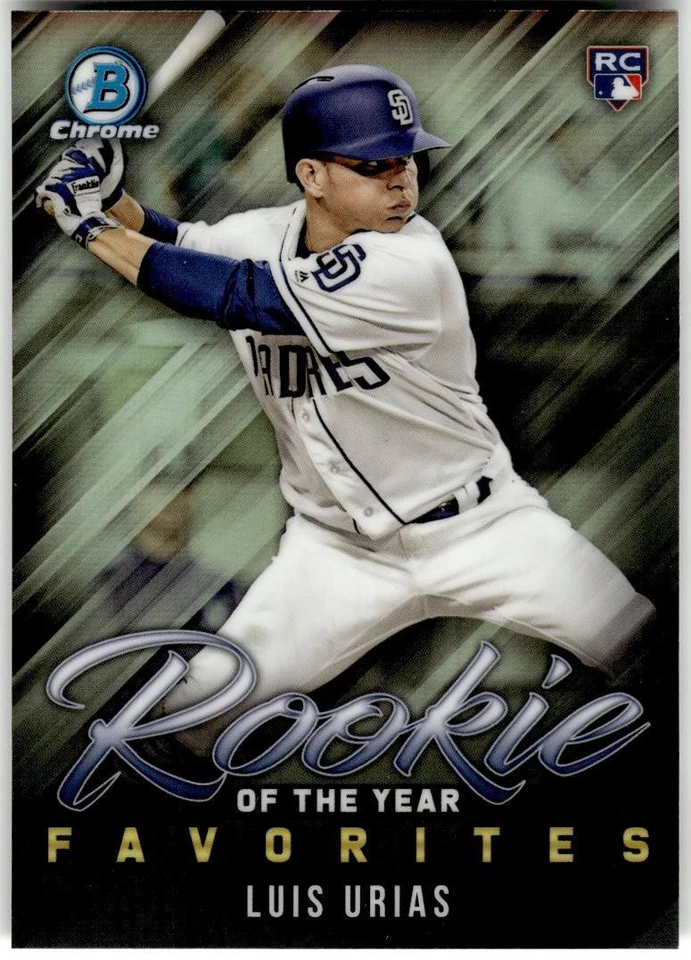 2019 Bowman #ROYF-4 Luis Urias Rookie of the Year Favorites - Image 1 of 2