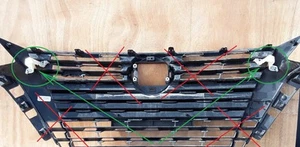 2023-2024 Nissan Altima SR Front Upper Grille Inside Mounting Brackets Pair OEM - Bild 1 von 16