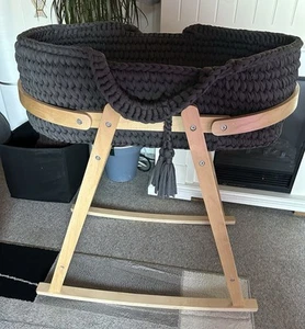 Moseskorb Babybett Babywippe Stubenbett Beistellbett - Bild 1 von 7