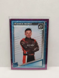2025 NASCAR Donruss Racing Optic Purple Velocity Frankie Muniz /59 #99 RC Rookie - Picture 1 of 2