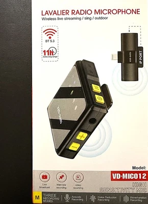 [ 35 ITEMS LOT ]  LAVALIER RADIO MICROPHONE WIRELESS LIVE STREAMING SING OUTDOOR - Image 1 of 4