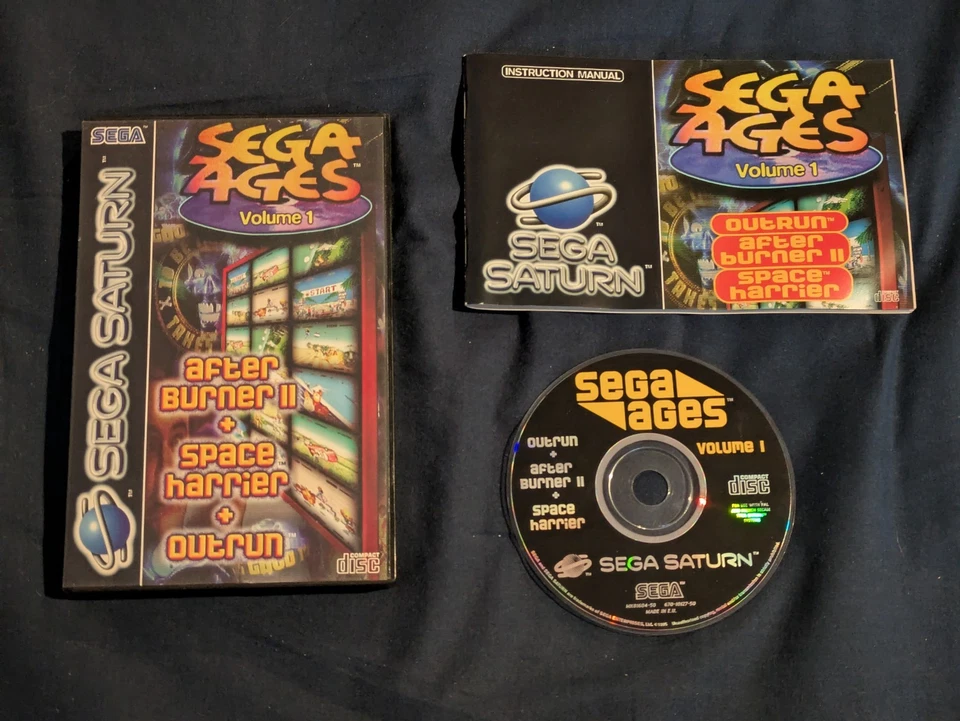 Sega Ages Volume 1 - Sega Saturn - OVP Komplett mit Anleitung - DE PAL - Bild 1 von 4