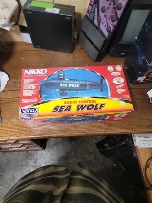 Vintage RC Nikko Sea Wolf Submarine New In Box   - Image 1 of 3