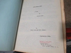 Scritta mimeografica 1931 "Angus McRae - Eroe" Gordon Reece rara gioco in 3 atti - Foto 1 di 12