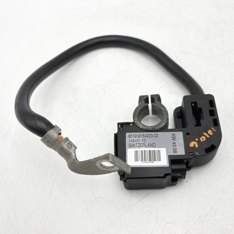 Cable de batería negativo 2004-2010 E60 525i 528i 535i sensor IBS OEM 9184203 Foto 1 de 4