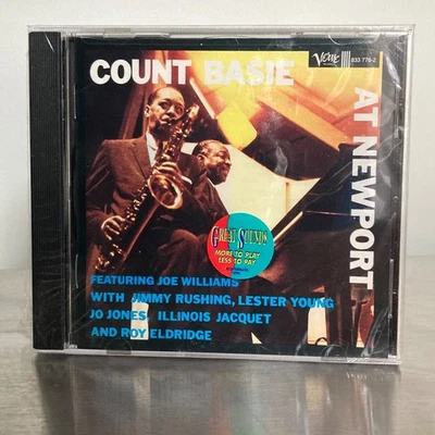 1989 SEALED Verve Records CD: "Count Basie at Newport" Foto 1 de 2