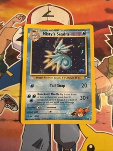 Misty's Seadra (Prerelease) 009/132 Wotc Promo Holo (Nuevo) Inglés - Imagen 1 de 15