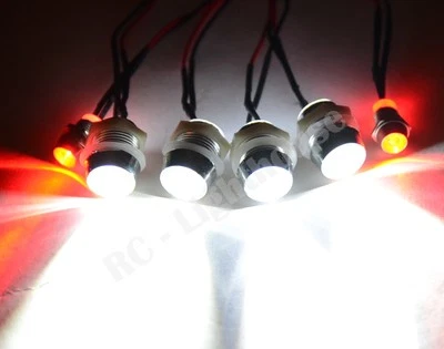 LED Lights for RC Car Universal- Works with Arrma Felony Traxxas 4WL/2R5mm - Image 1 of 4