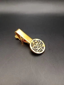 Weight Watches Tie Clip Decorated Crystals Vintage Costume Accessory Art Gift - Picture 1 of 6