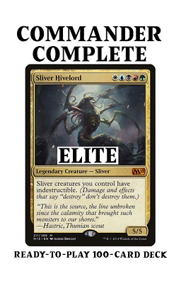 Sliver Hivelord ELITE Sliver Indestructible Magic MTG Custom Commander Deck - Image 1 of 2