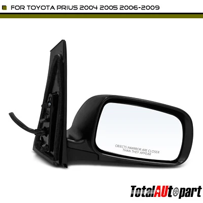 Nuevo espejo retrovisor eléctrico negro con calefacción para Toyota Prius 2004-2009 lado derecho del pasajero Foto 1 de 4