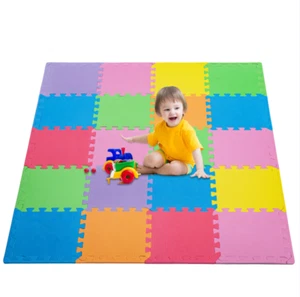 20X Large Soft Foam EVA Kids Floor Mat Jigsaw Tiles Interlocking Garden Play Mat - Picture 1 of 6