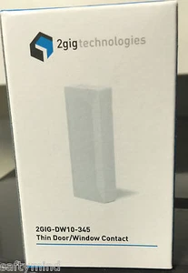 Brand New 2GIG 2GIG-DW10-345 Wireless Thin Door or Window Sensor, Battery Magnet - Picture 1 of 6