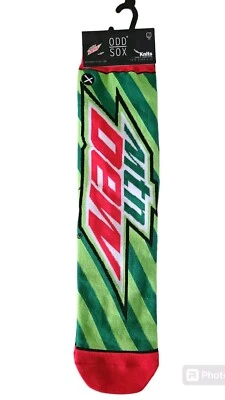 Mountain Dew Odd Sox - Divertidos calcetines de novedad - Divertidos calcetines para hombre Foto 1 de 3