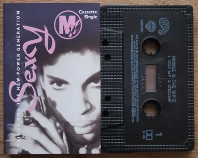 PRINCE & THE NPG - SEXY M F (PAISLEY PARK W0123C) 1992 UK CASSETTE SINGLE - Image 1 of 4