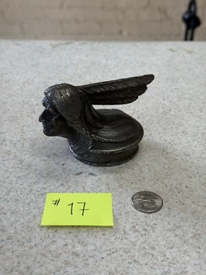 Pontiac Indian Head 1929 vintage tapa radiador capó adorno Foto 1 de 4